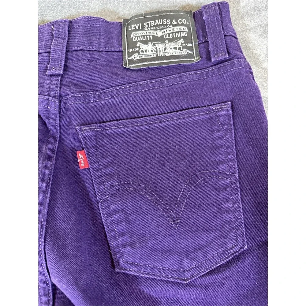 Levi’s Super Skinny 510 Purple Jeans Mens 31x32 4002 Mexico Original Black Label